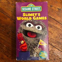 Load image into Gallery viewer, Sesame Street: Slimey's World Games (1996) VHS
