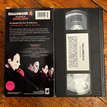 Load image into Gallery viewer, Halloween 4: The Return of Michael Myers (1988) VHS
