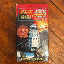 Load image into Gallery viewer, Doctor Who: The Sontaran Experiment (1975) Part 1 &amp; Genesis of the Daleks Part 2 (1975) 2-Tape VHS
