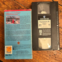 Load image into Gallery viewer, Superman III (1983) VHS
