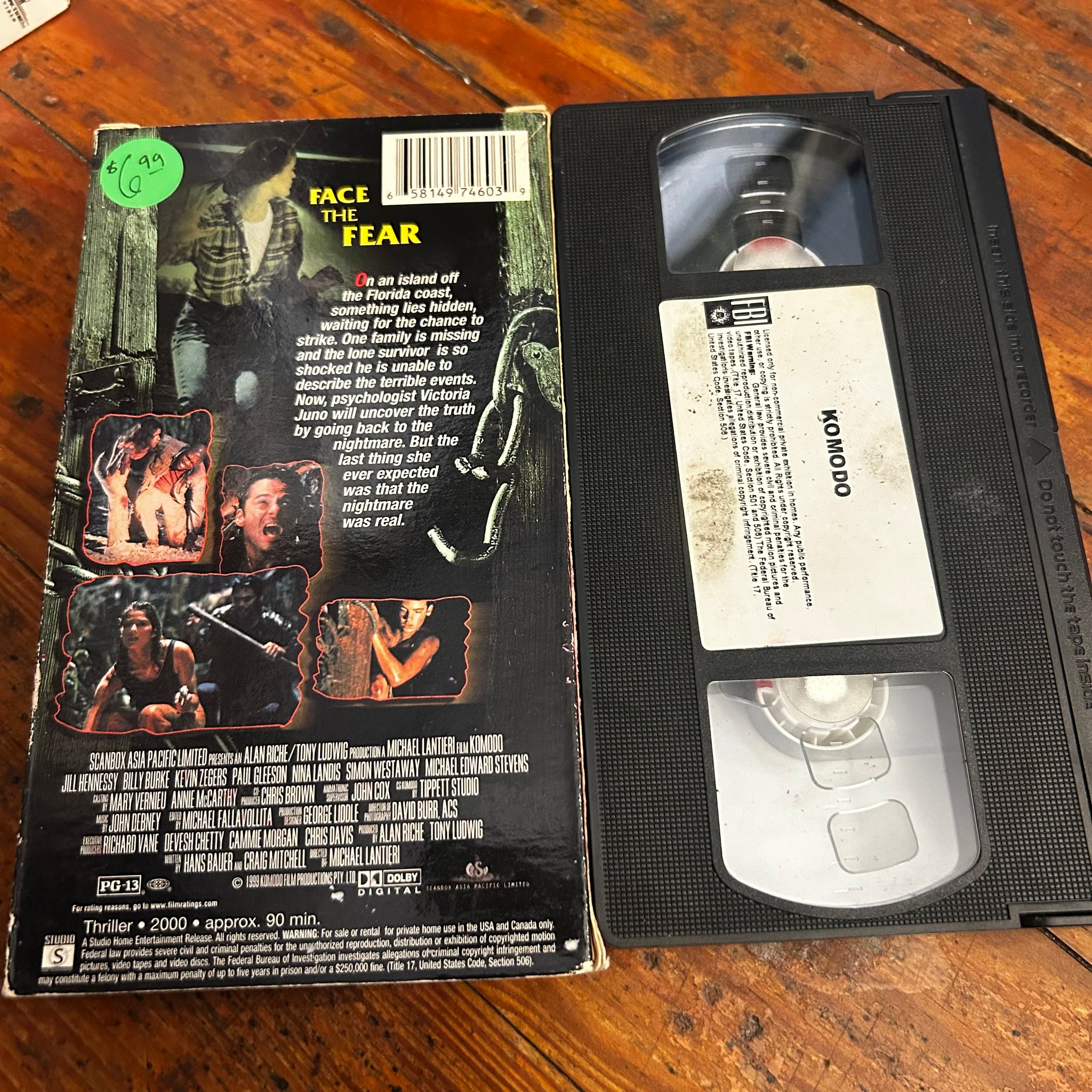 Komodo (1999) VHS – Hail - Records and Oddities