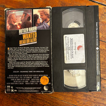 Load image into Gallery viewer, WANTED DEAD OR ALIVE (1986) VHS
