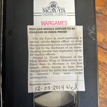 Load image into Gallery viewer, WarGames (1983) VHS

