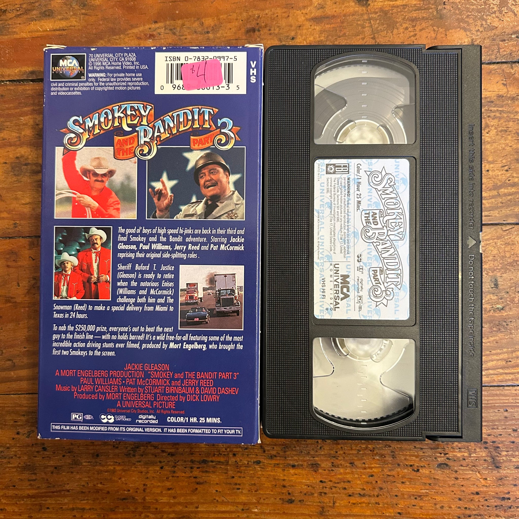 Smokey and the Bandit Part 3 (1983) VHS – Hail - Records and Oddities
