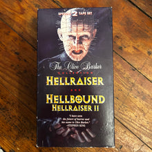 Load image into Gallery viewer, Hellraiser (1987) &amp; Hellraiser 2: Hellbound (1988) 2-TAPE VHS
