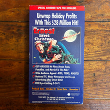 Load image into Gallery viewer, Ernest Saves Christmas (1988) &amp; Three Fugitives (1989) Screener VHS
