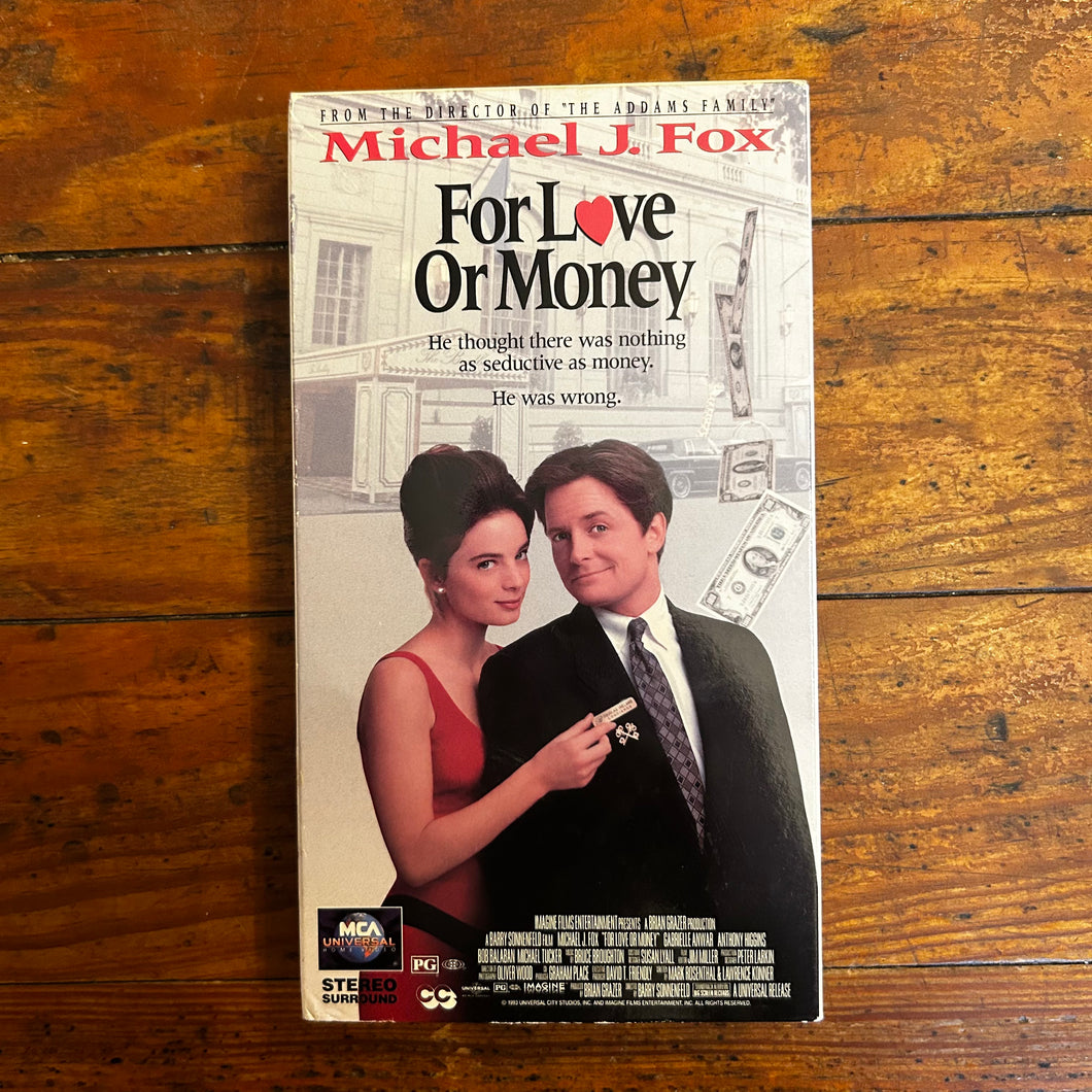 For Love or Money (1993) VHS