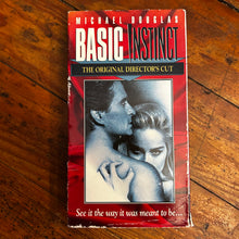 Load image into Gallery viewer, Basic Instinct (1992) [DIRECTOR'S CUT] VHS
