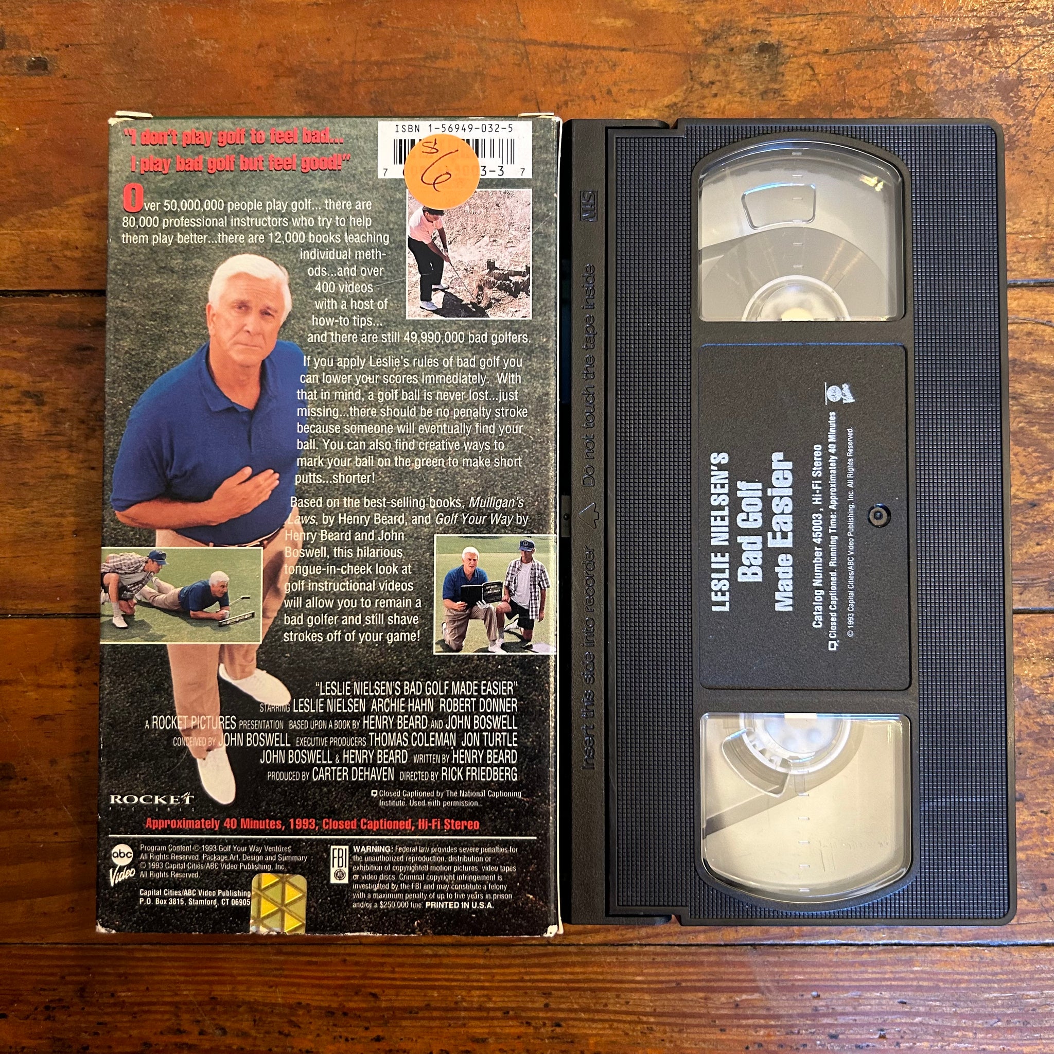 Leslie Nielsen's Bad Golf Made Easier (1993) VHS – Hail