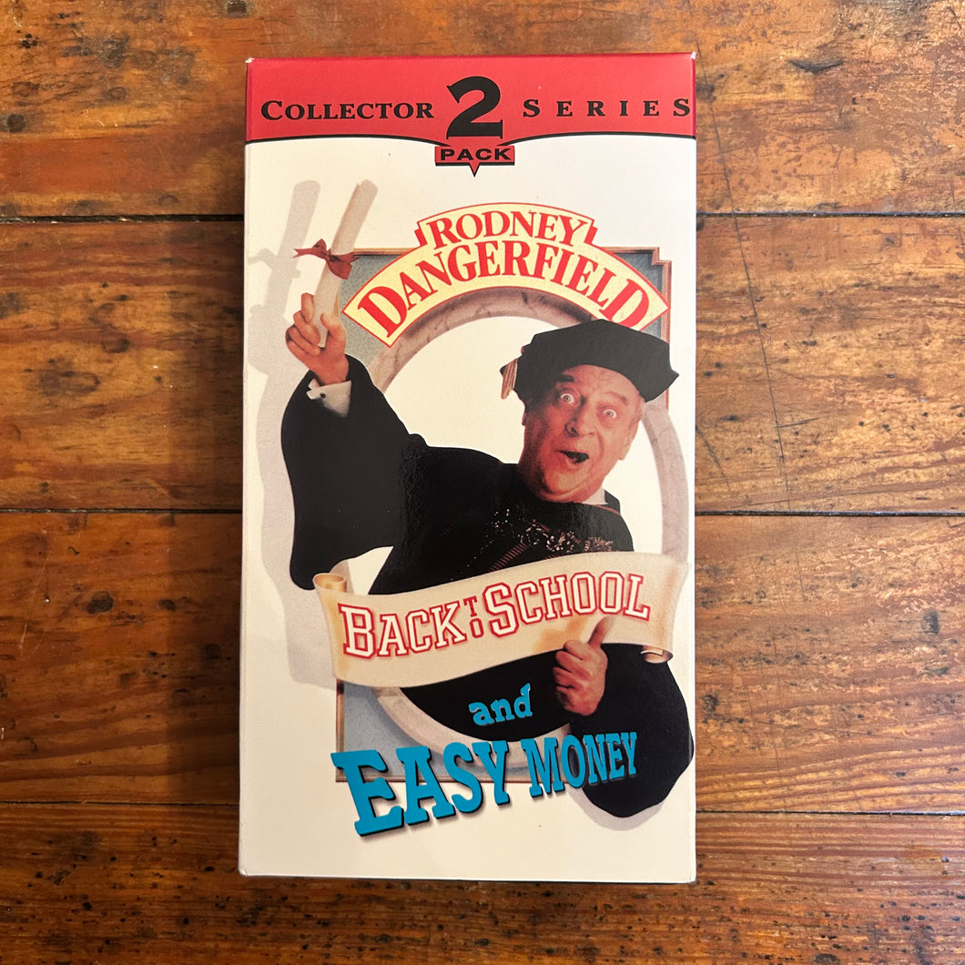Back to School (1986) & Easy Money (1983) 2-Tape VHS