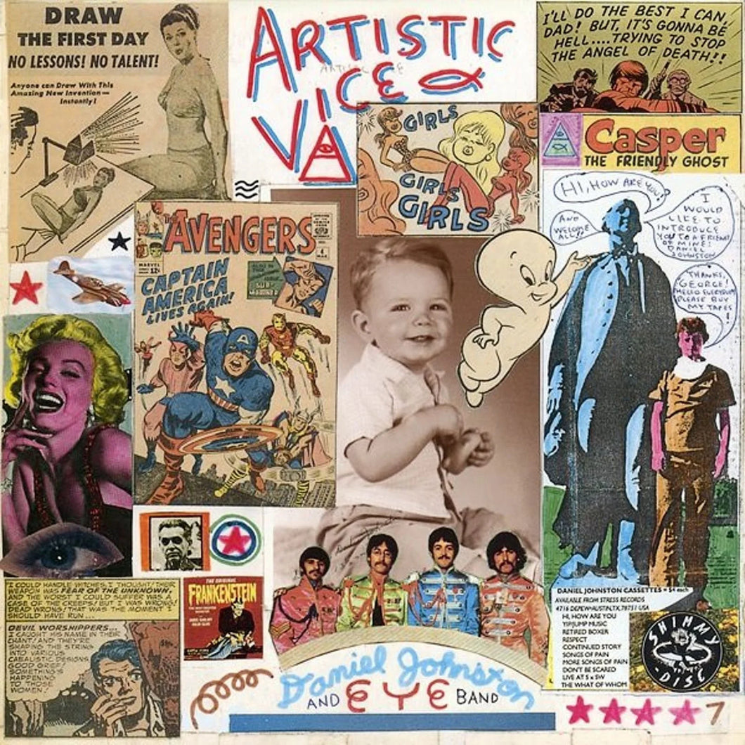 Daniel Johnston - Artistic Vice [2LP Blue/Peach]