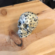 Load image into Gallery viewer, DALMATIAN STONE SKULL
