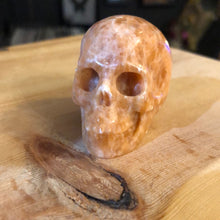 Load image into Gallery viewer, ORANGE CALCITE SKULL

