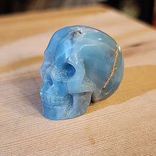 Load image into Gallery viewer, GREEN CALCITE SKULL
