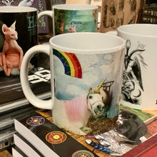 Load image into Gallery viewer, Coffee Mug - Unicorn Rainbows - This Meeting Sucks
