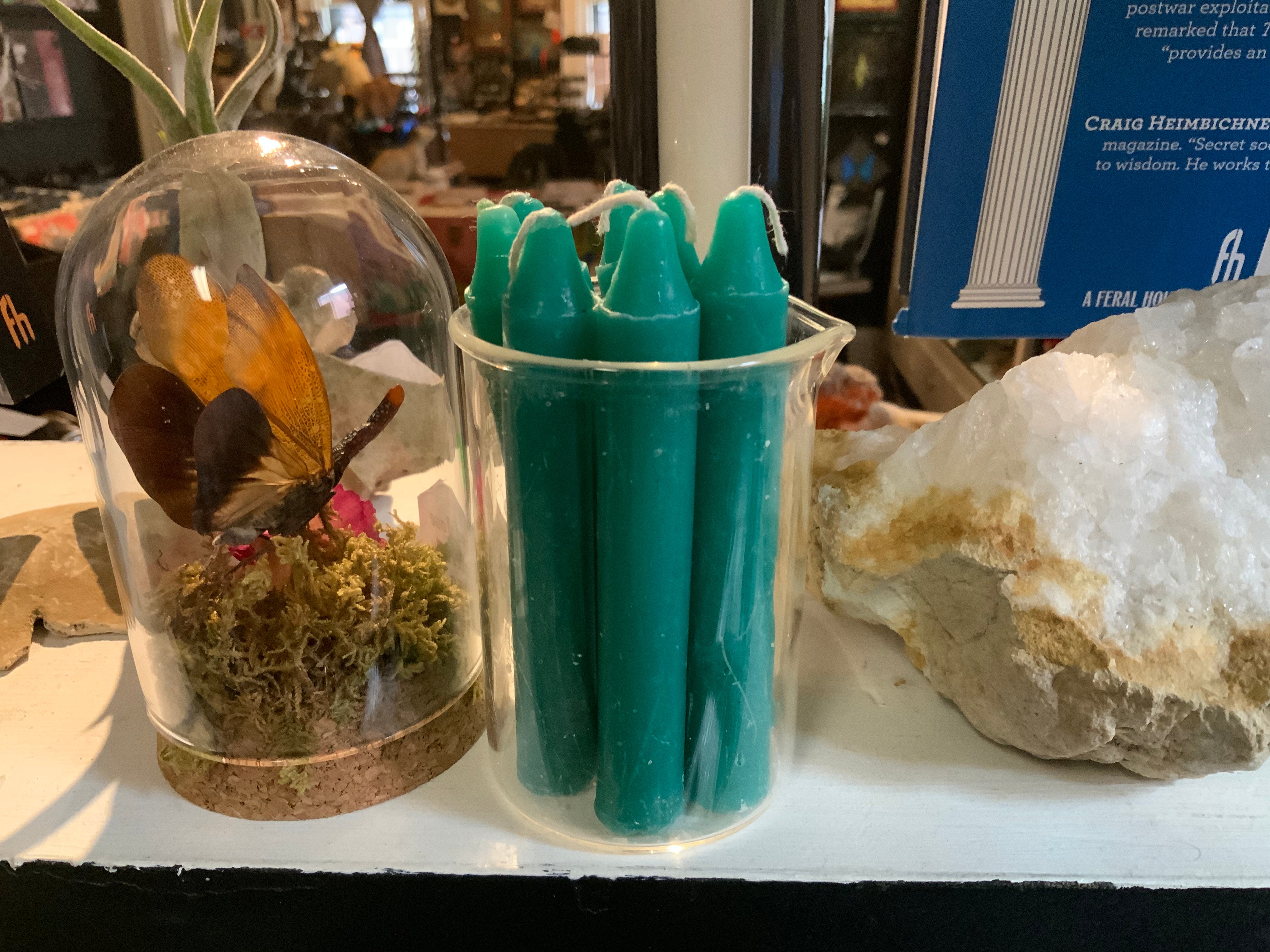 Green Ritual Candle – Hail - Records and Oddities