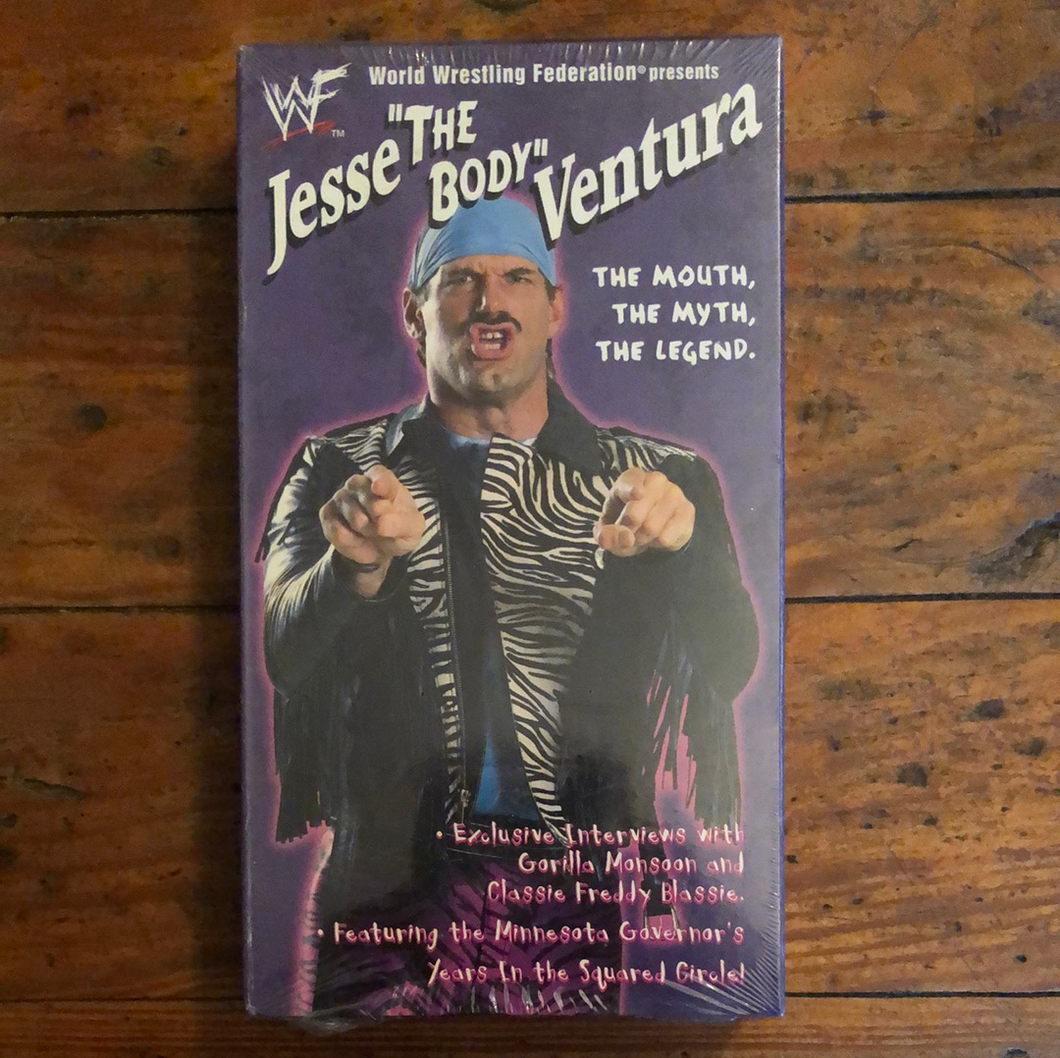 Jesse 'The Body' Ventura: The Man, the Myth, the Legend (1999) SEALED VHS