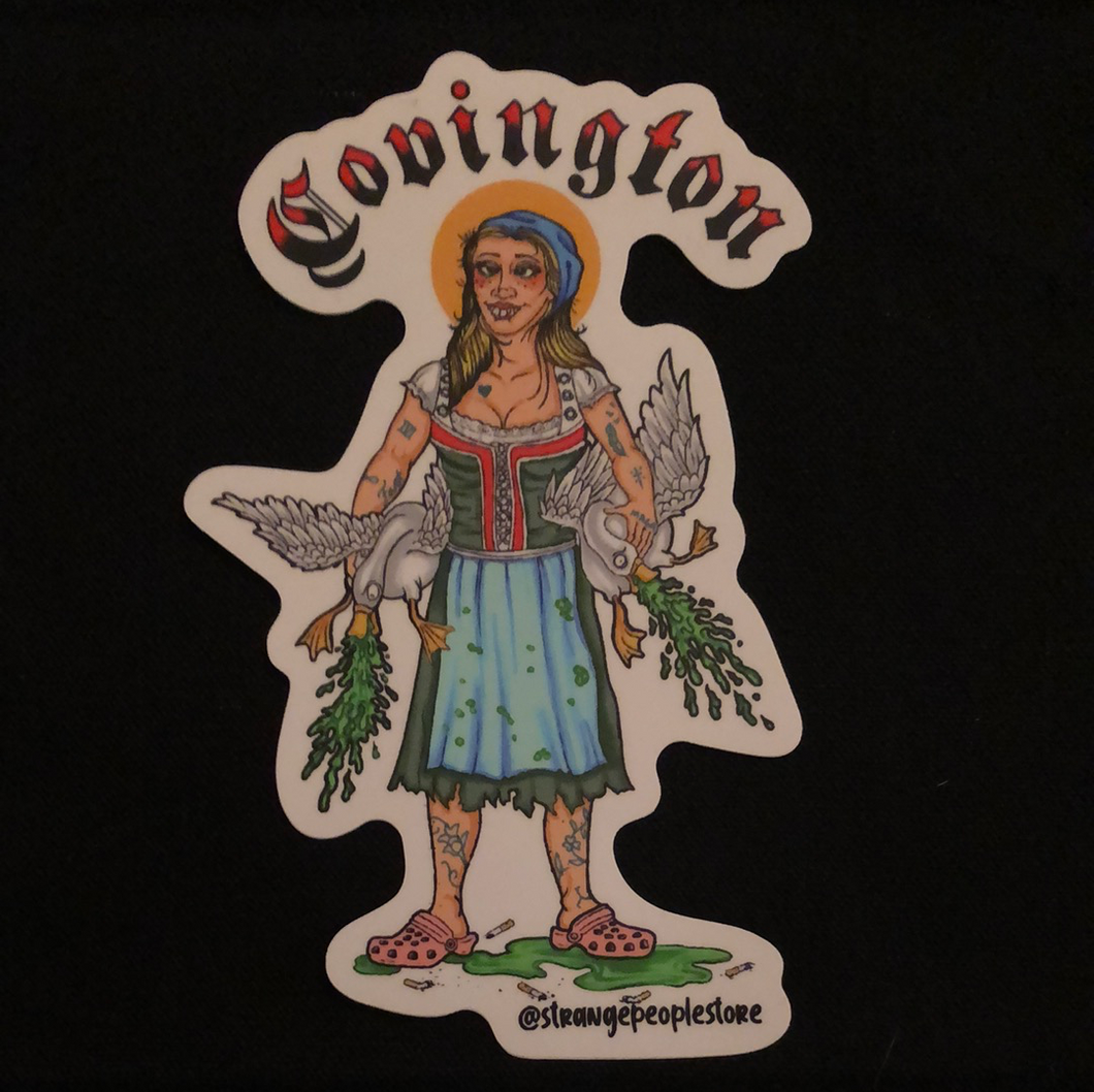 Covington Goose Girl Sticker