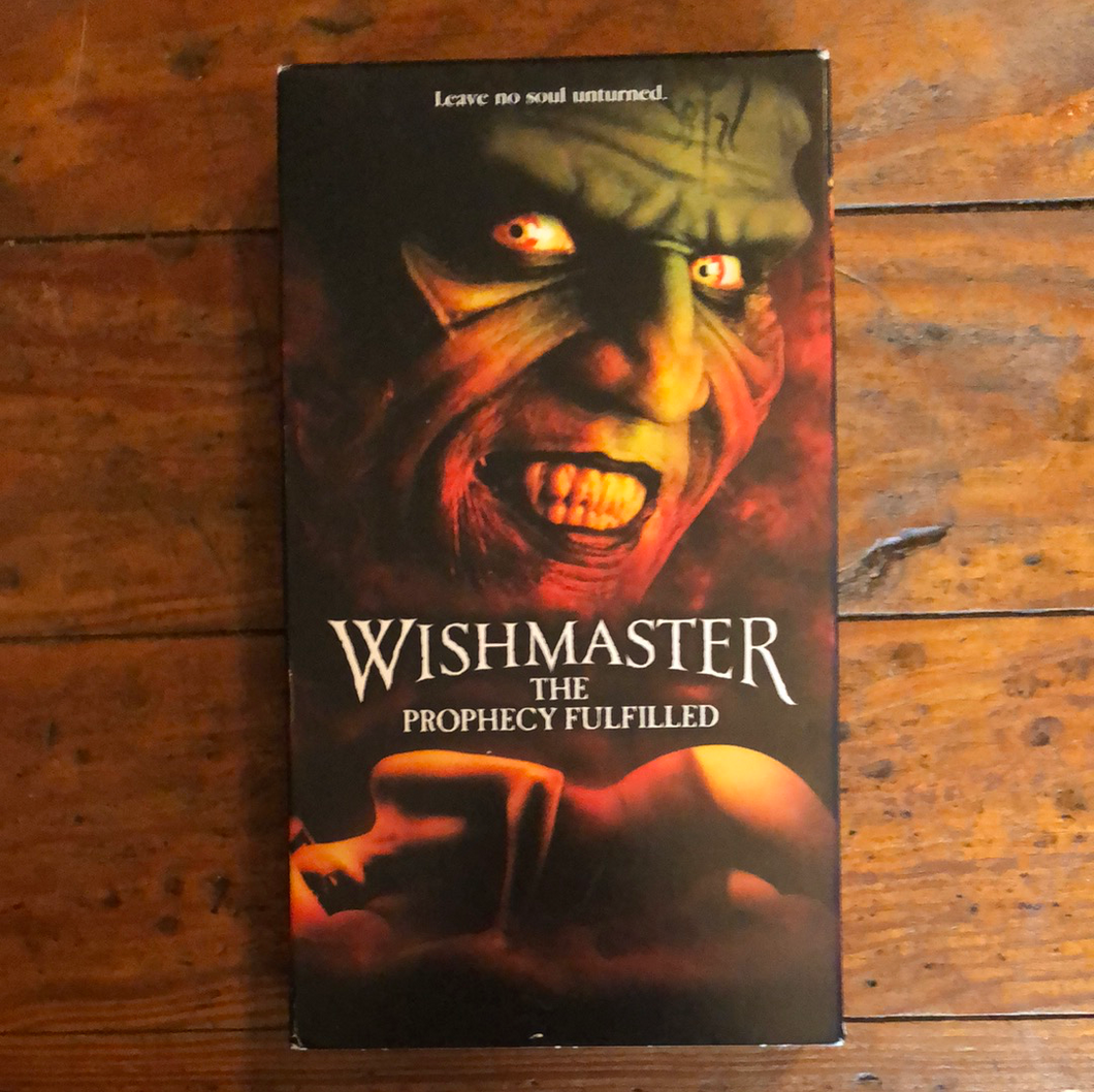 Wishmaster 4: The Prophecy Fulfilled (2002) VHS