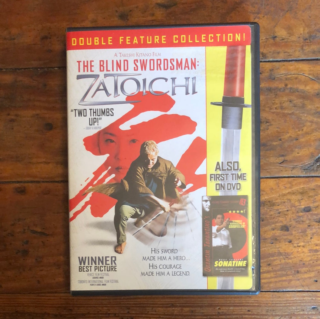 THE BLIND SWORDSMAN: ZATOICHI (2003) & SONATINE (1993)- Double Feature DVD