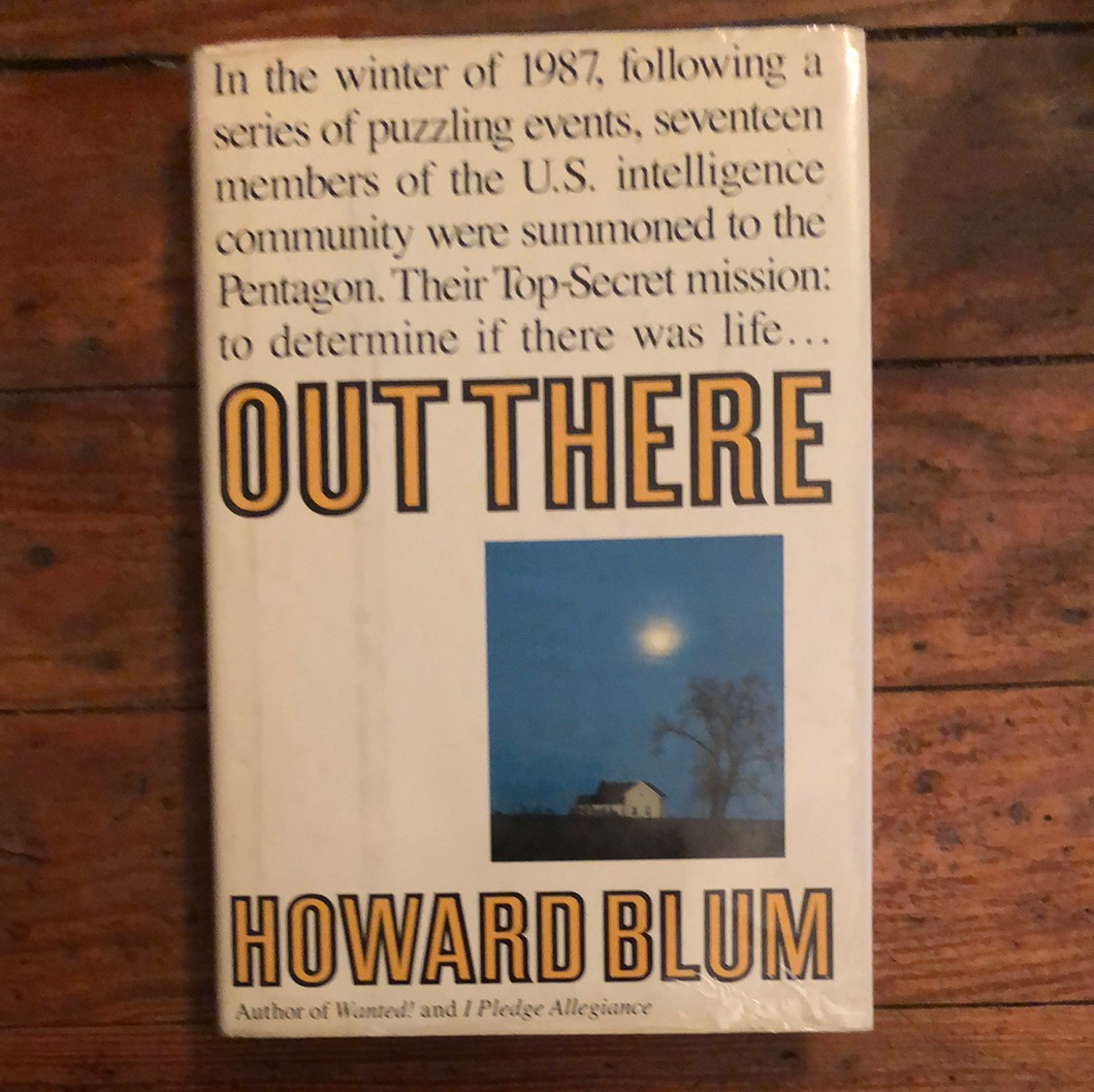 Out There: The Government's Secret Quest for Extraterrestrials- HARDCOVER
