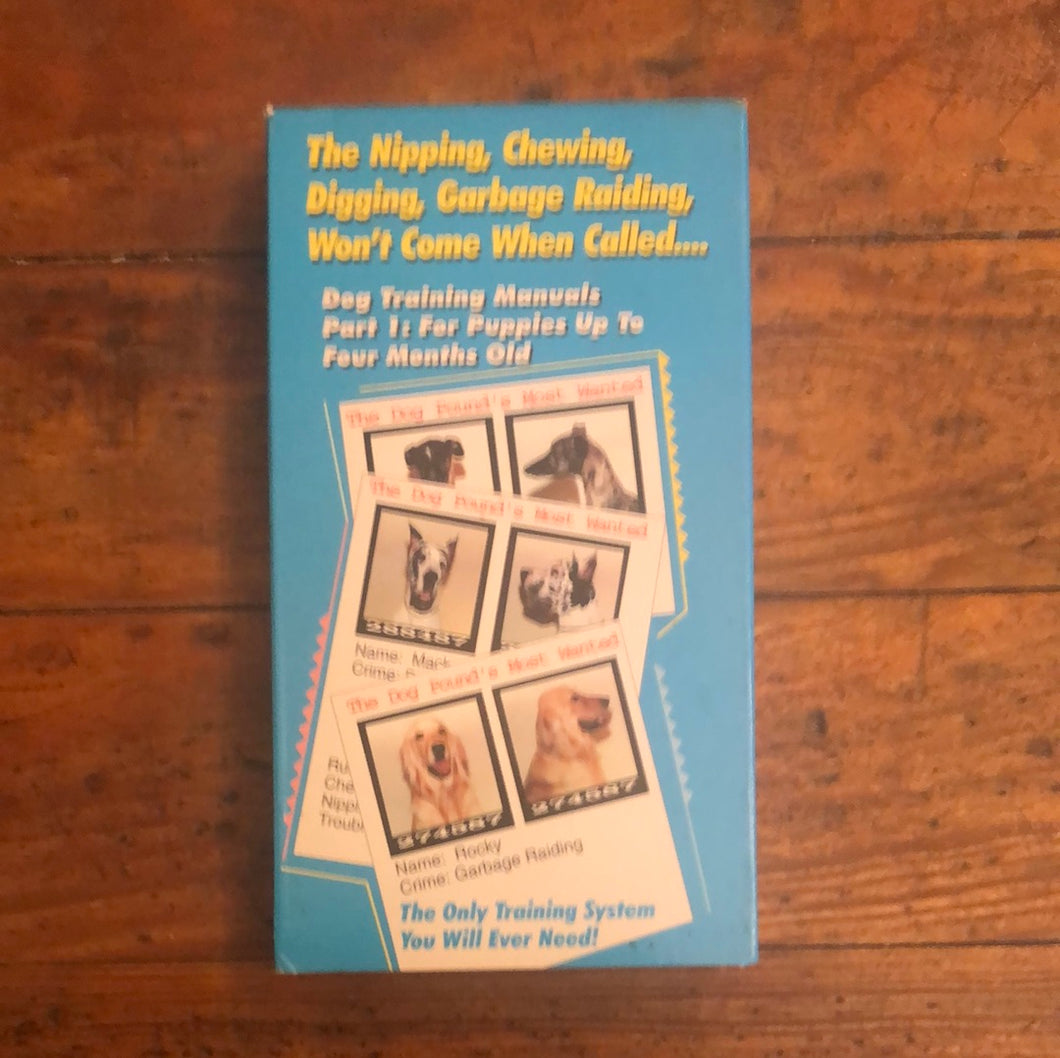 Dog Training Manuals Part 1: Puppies to Four Months Old (1998) VHS