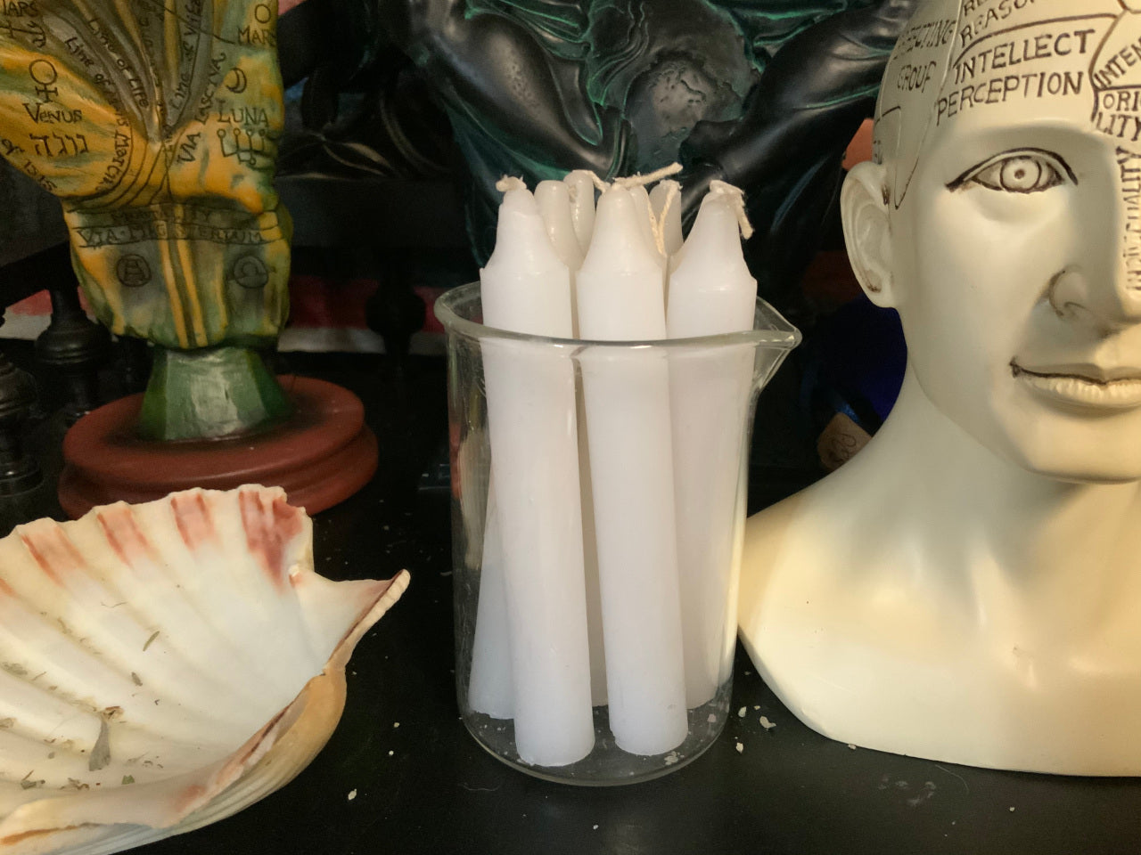 White Ritual Candle – Hail - Records and Oddities